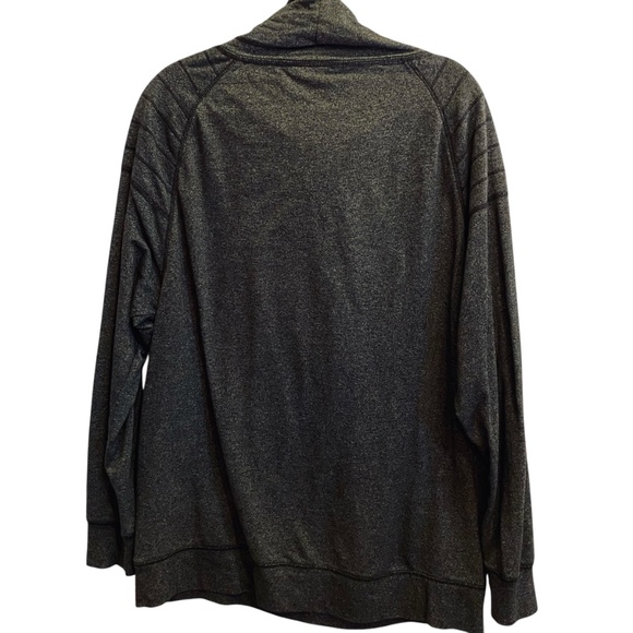 BKE Men’s Charcoal Mock twist fleece sweatshirt w Front pouch pocket sz XL - Picture 2 of 6